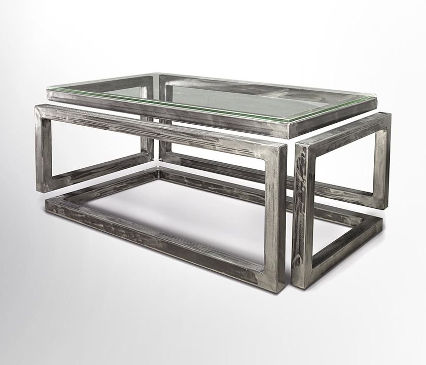Escamétal - Mobilier sur mesure - Table basse Infini Upi