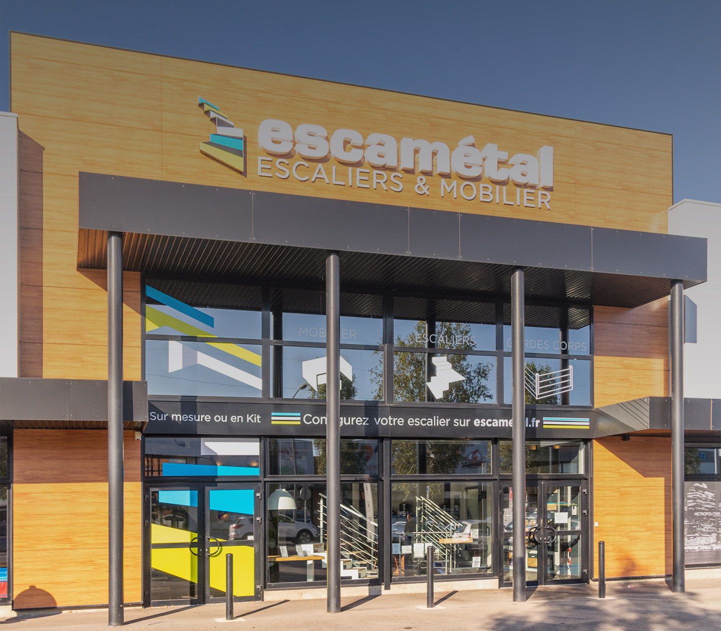 Escamétal - Escaliers & Mobilier - Showroom à Hauconcourt, Moselle
