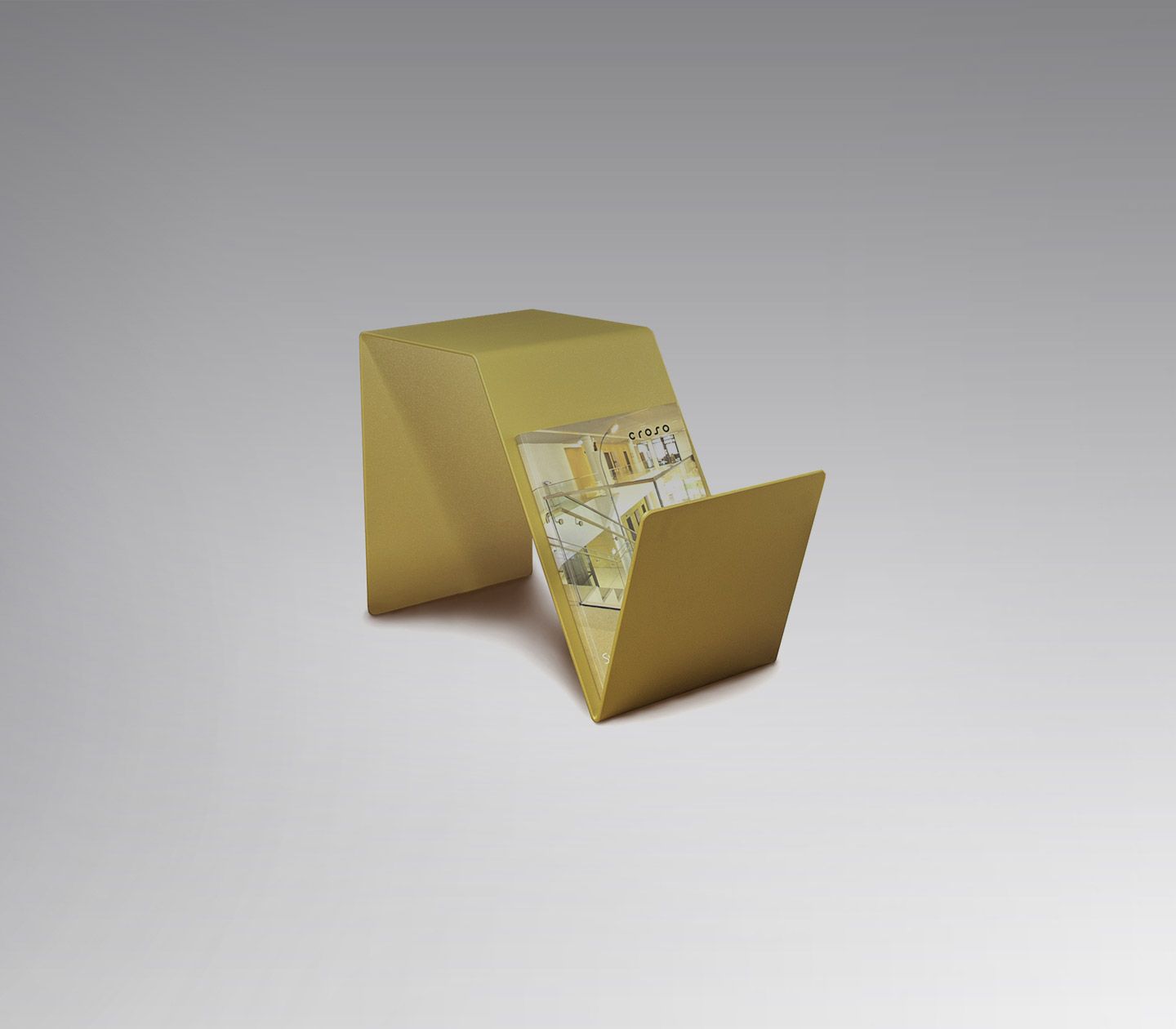 Escamétal - Mobilier sur mesure - Porte-revues Negus