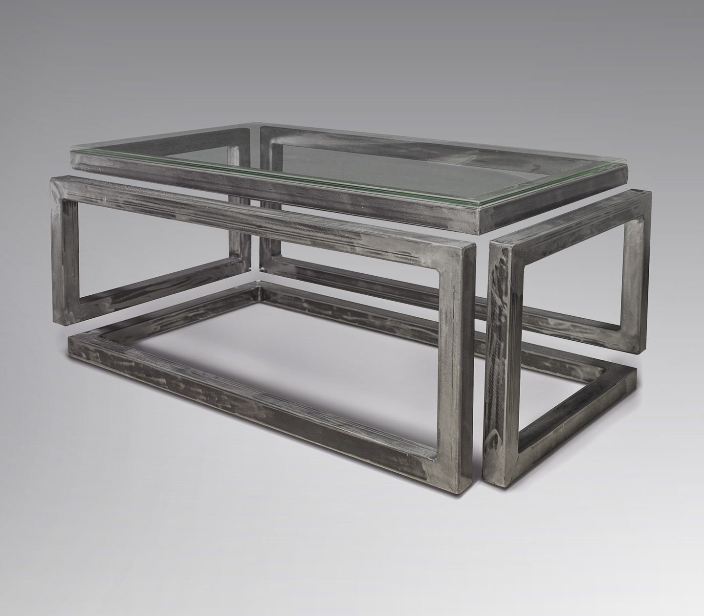 Escamétal - Mobilier sur mesure - Table basse Infini Upi