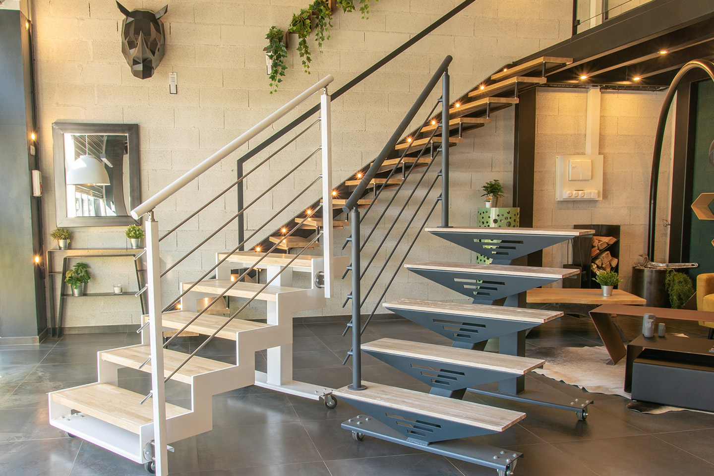 Escam&eacute;tal - Escaliers & Mobilier - Showroom &agrave; Hauconcourt, Moselle