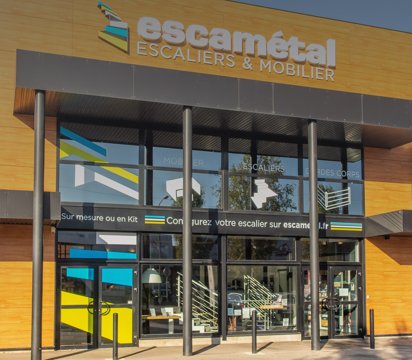 Escamétal - Escaliers & Mobilier - Showroom à Hauconcourt, Moselle