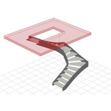 Escam&eacute;tal - Lexique de l'escalier - Tr&eacute;mie