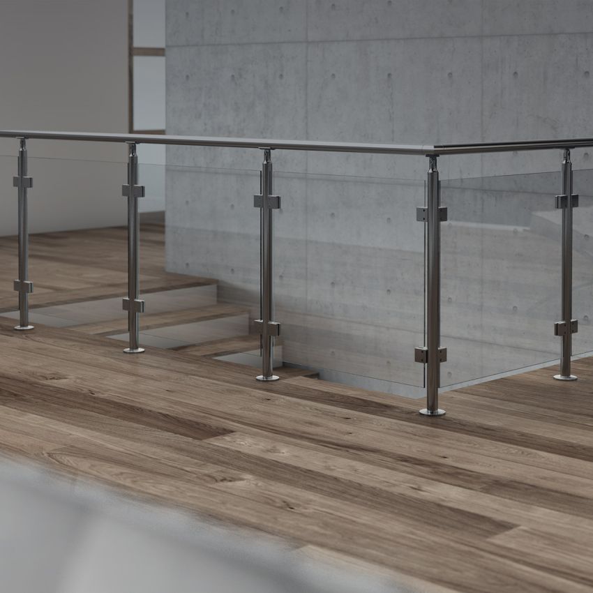 Escam&eacute;tal - Garde-corps - Garde-corps verre en kit