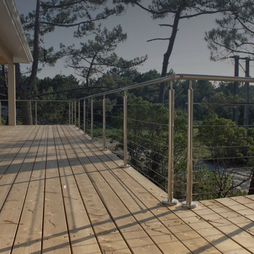 Escam&eacute;tal - Garde-corps - Garde-corps inox &agrave; 6 c&acirc;bles en kit